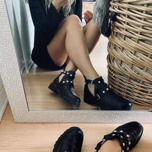 Zara black booties